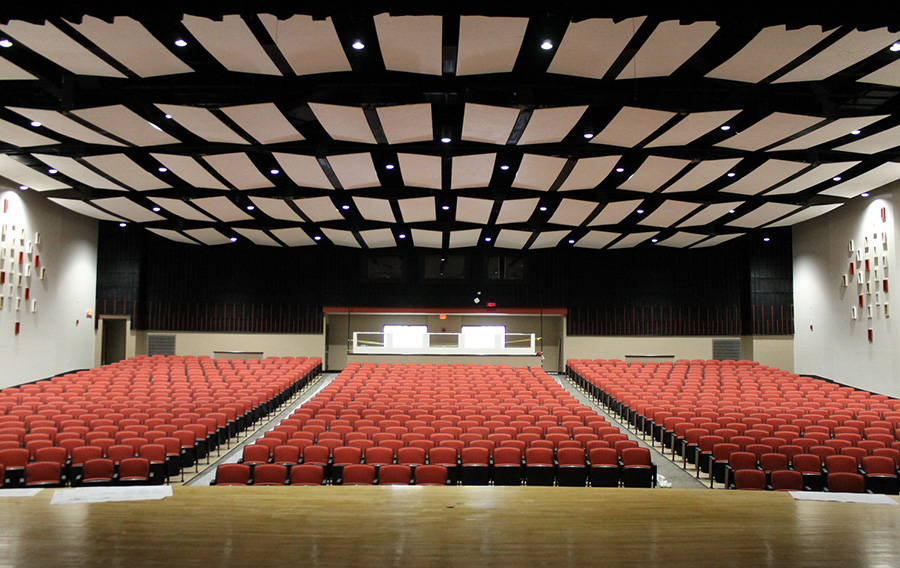 Inside the James Weldon Johnson Auditorium